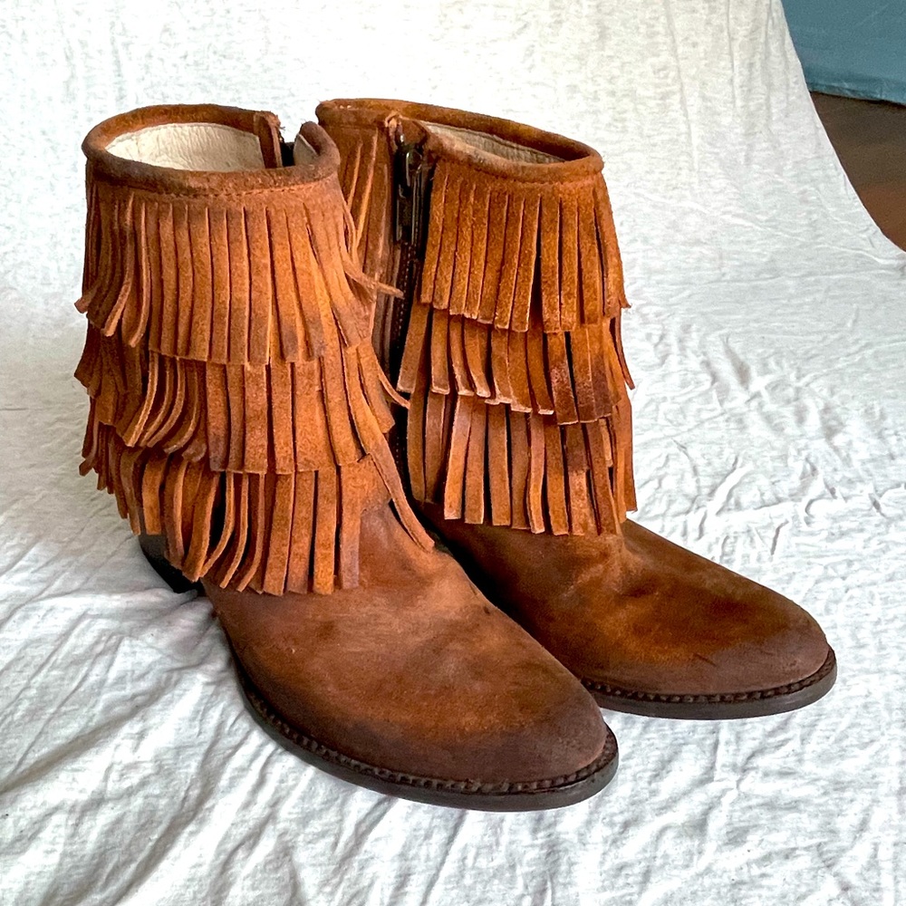 Freebird Belle Fringe Bootie, size 7, brand new!